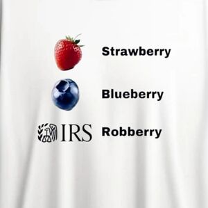 White Graphic T-Shirt with Fruit Design
